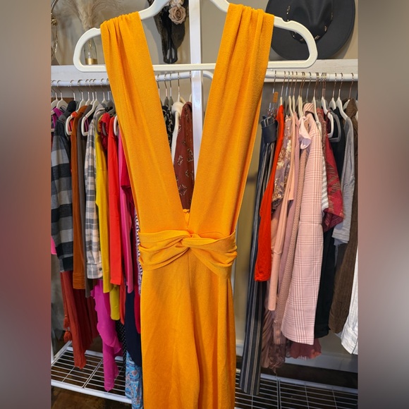 NWT House of CB Benedetta Tangerine Bandage Jumpsuit - Picture 9 of 12
